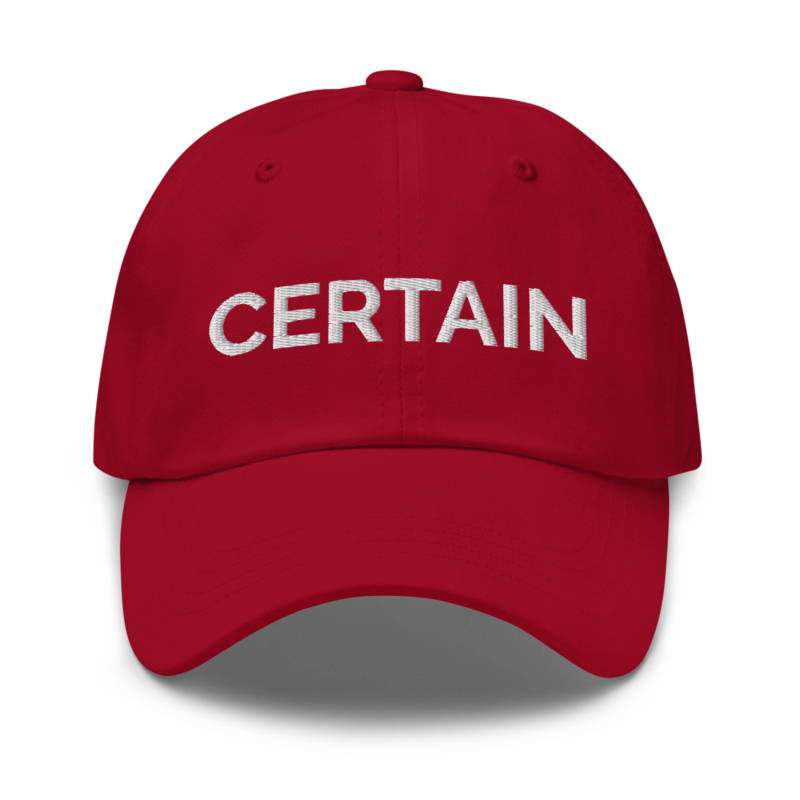 Certain Hat - Cranberry