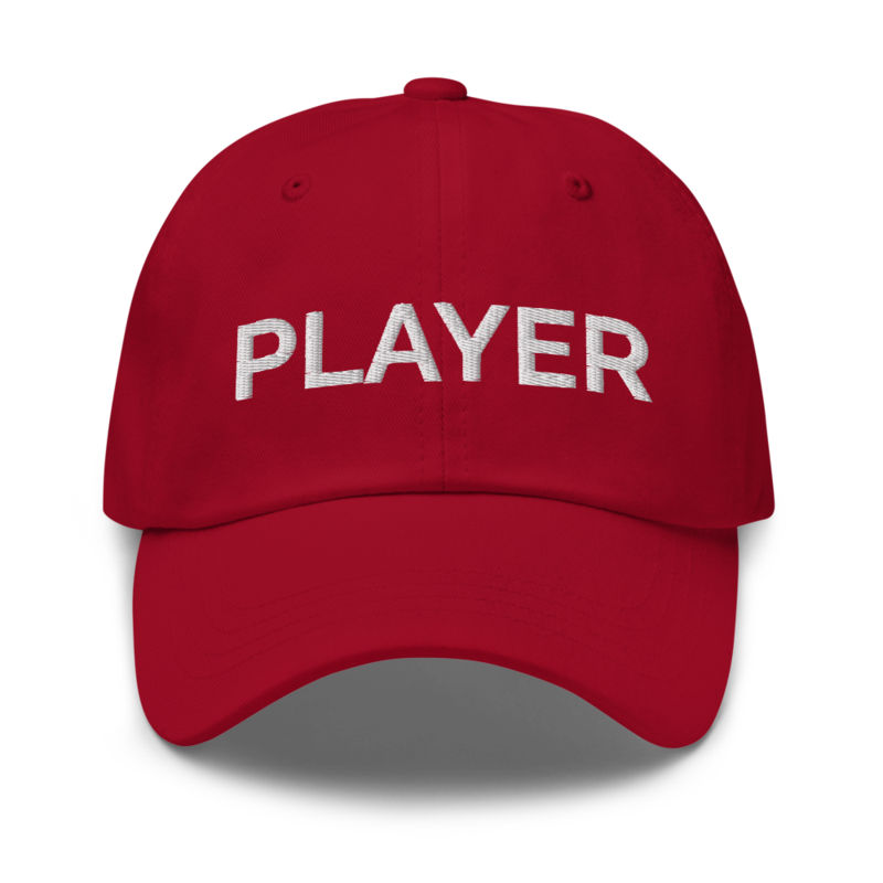 Player Hat - Cranberry