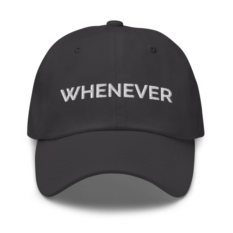 Whenever Hat - Dark Grey