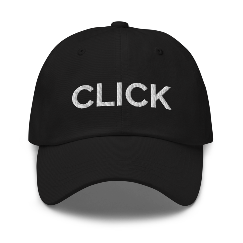 Click Hat - Black