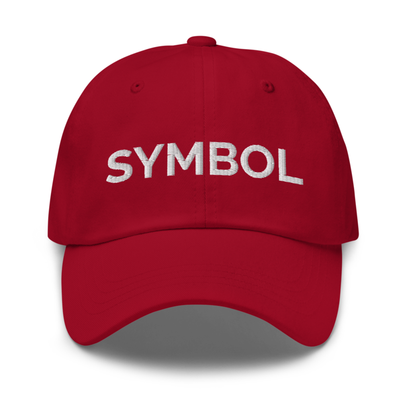 Symbol Hat - Cranberry