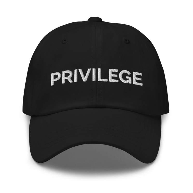 Privilege Hat - Black