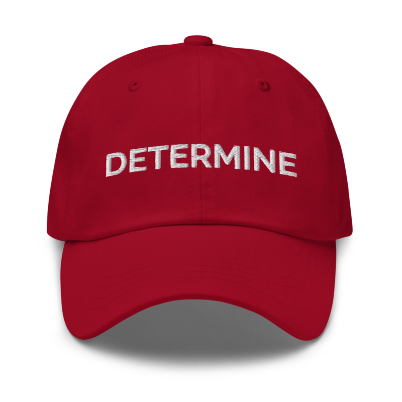 Determine Hat - Cranberry