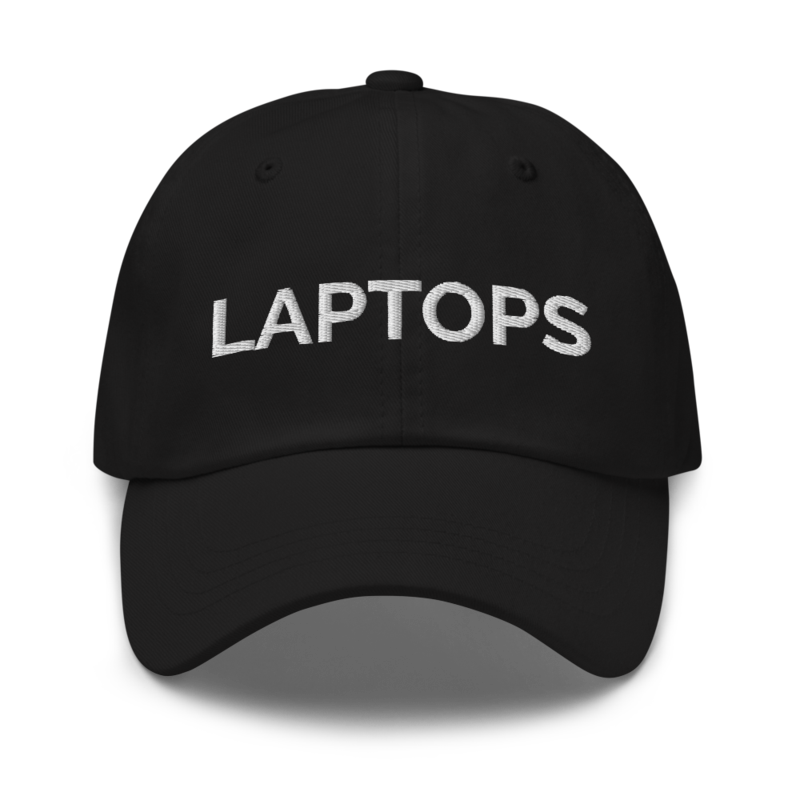 Laptops Hat - Black