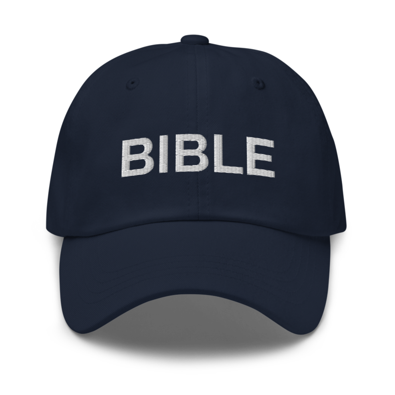 Bible Hat - Navy