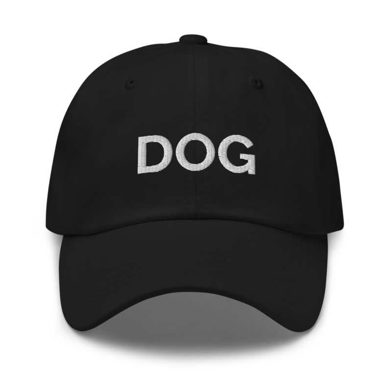 Dog Hat - Black