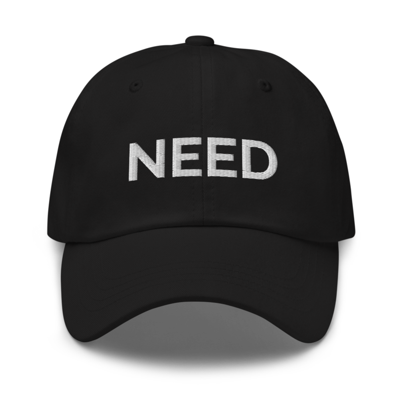 Need Hat - Black