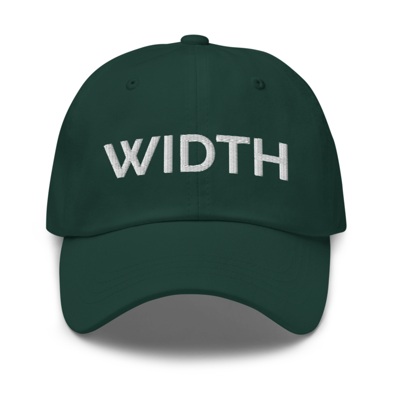 Width Hat - Spruce