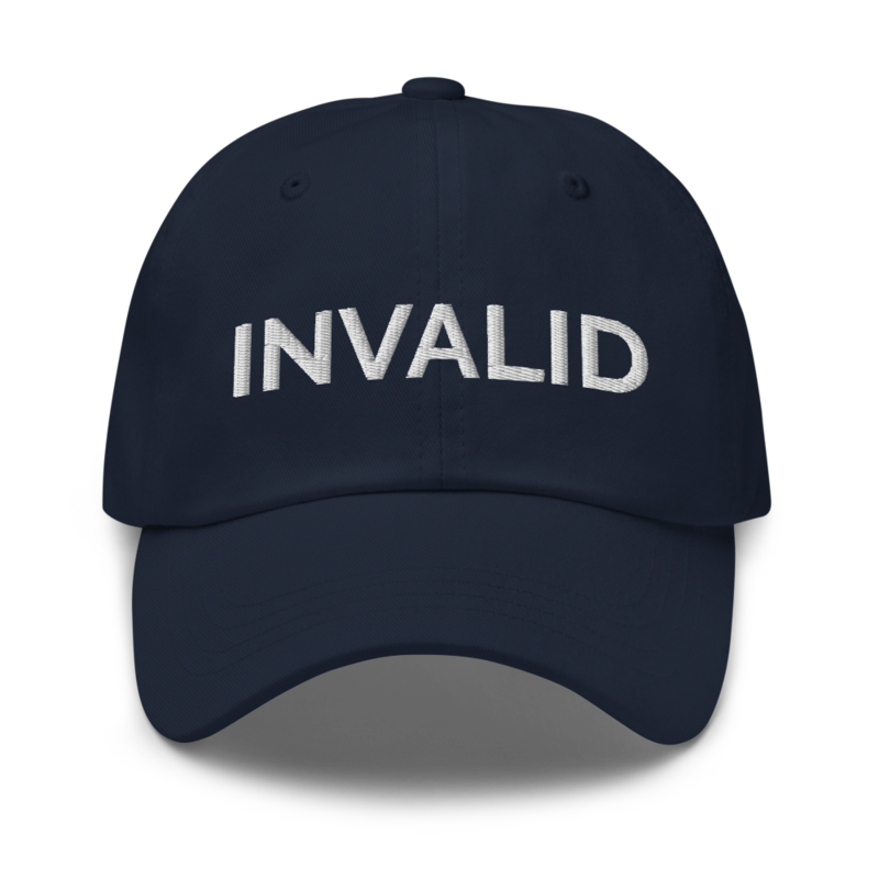 Invalid Hat - Navy