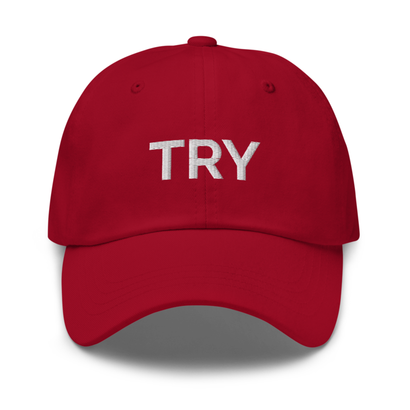 Try Hat - Cranberry