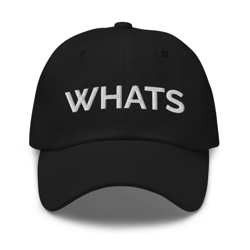 Whats Hat - Black