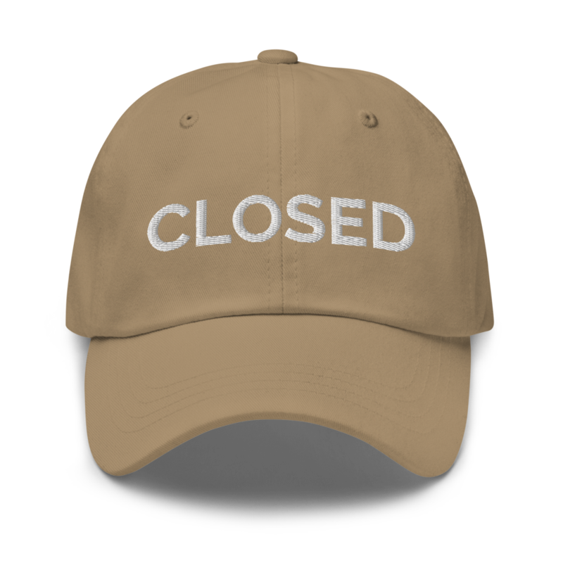 Closed Hat - Khaki