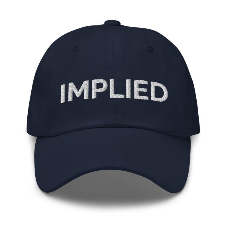 Implied Hat - Navy