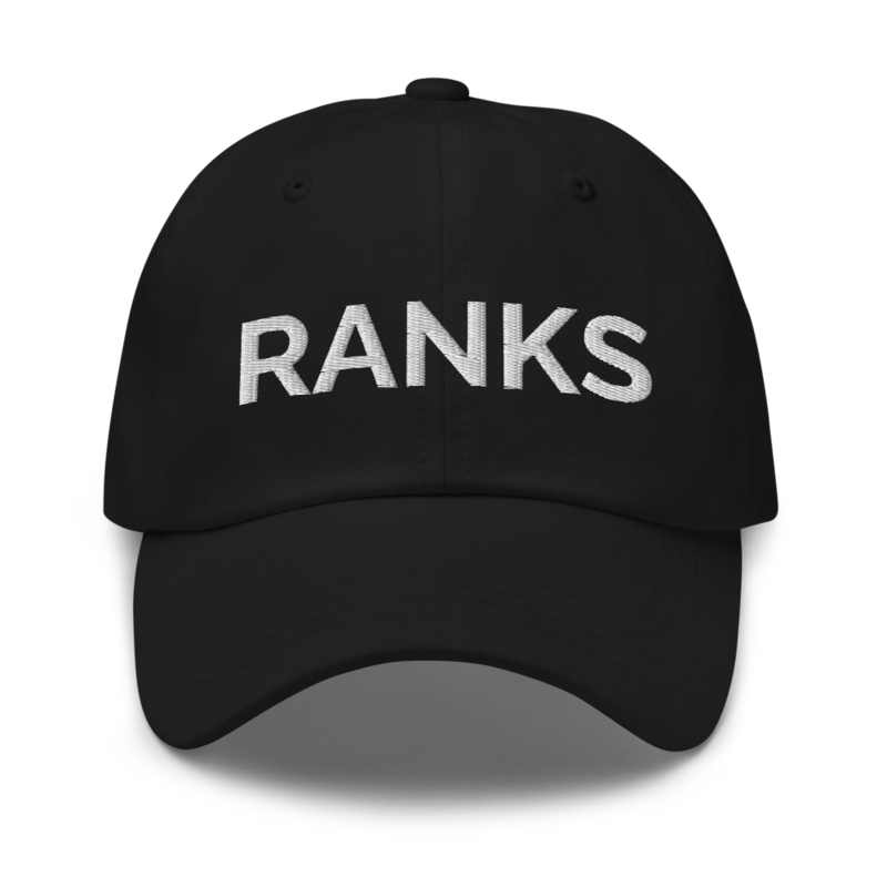 Ranks Hat - Black