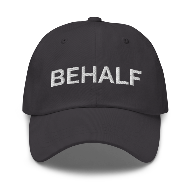 Behalf Hat - Dark Grey