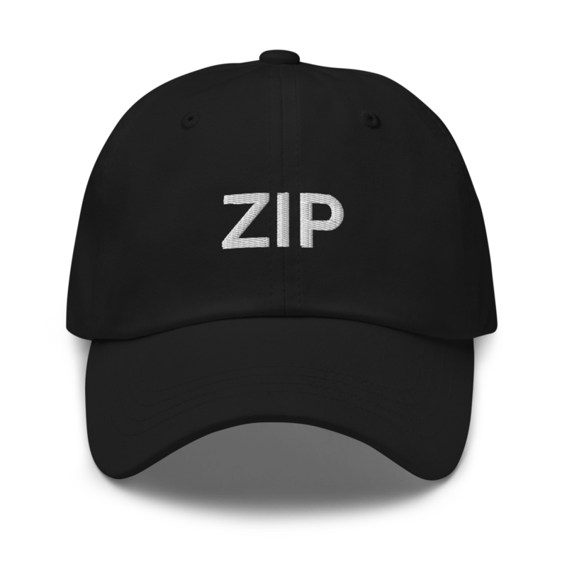 Zip Hat - Black