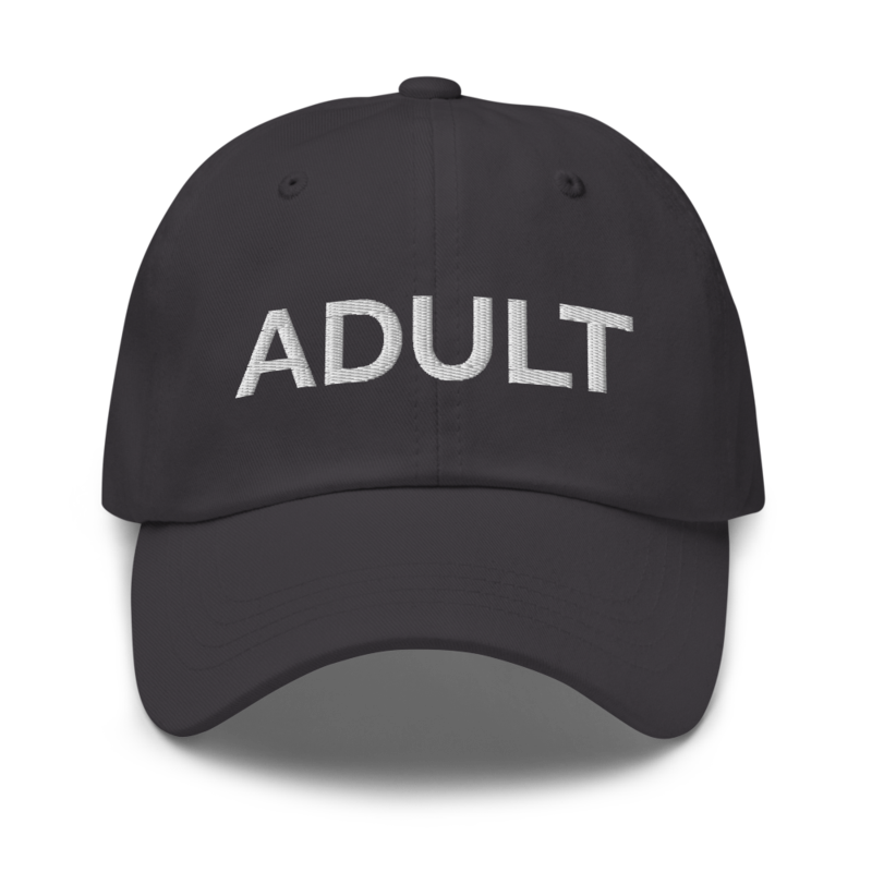 Adult Hat - Dark Grey