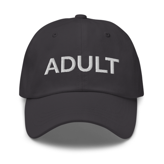 Adult Hat - Dark Grey