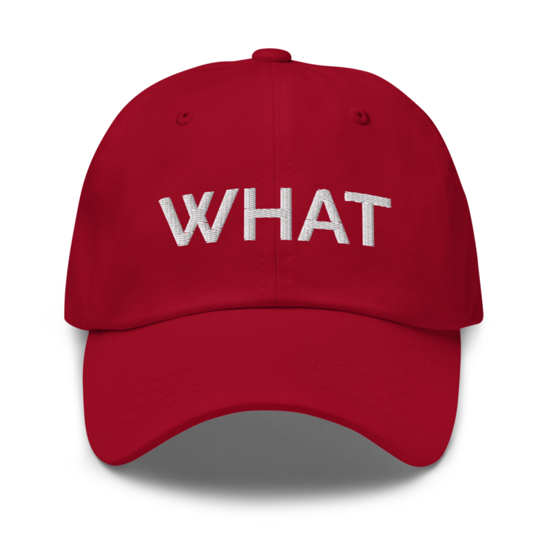 What Hat - Cranberry