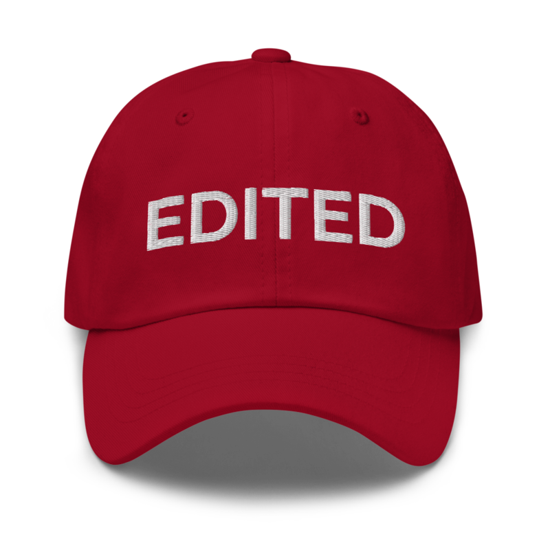 Edited Hat - Cranberry