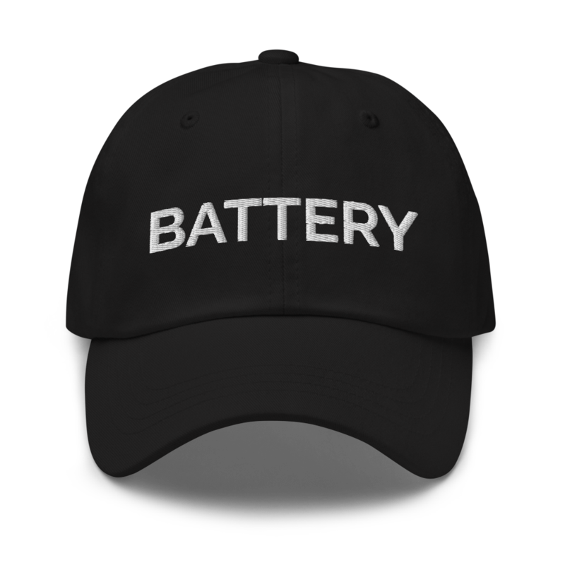 Battery Hat - Black