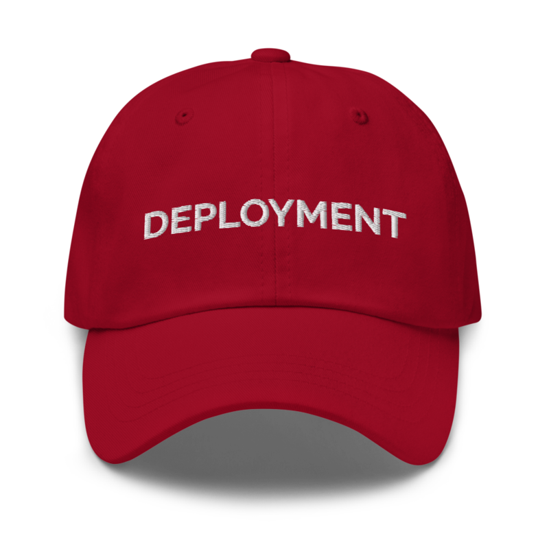 Deployment Hat - Cranberry