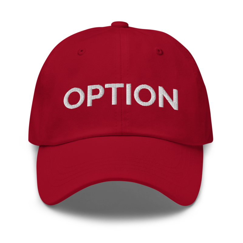 Option Hat - Cranberry