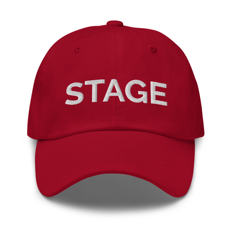 Stage Hat - Cranberry