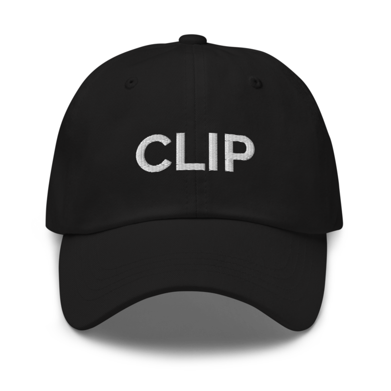 Clip Hat - Black