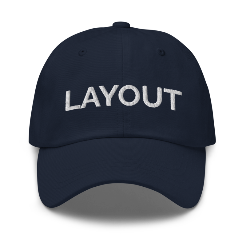 Layout Hat - Navy