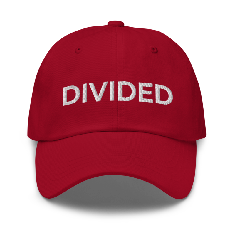 Divided Hat - Cranberry