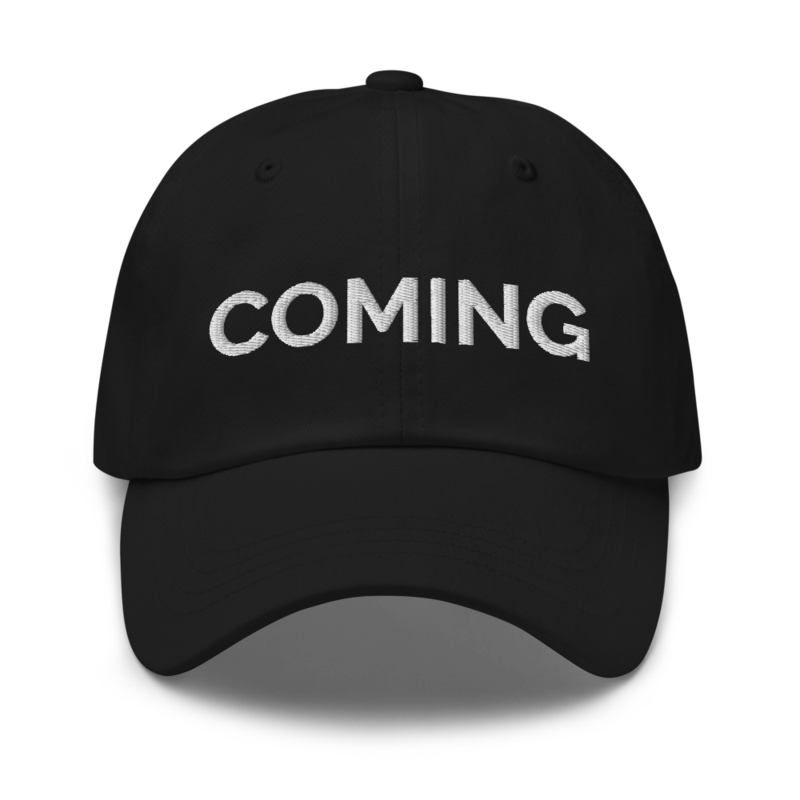 Coming Hat - Black