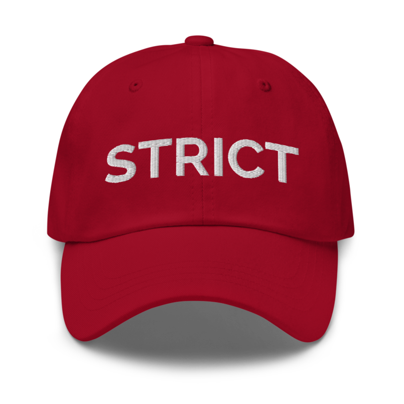 Strict Hat - Cranberry