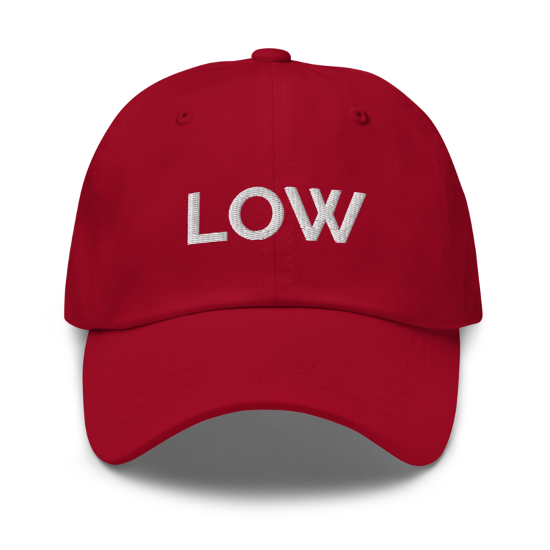 Low Hat - Cranberry