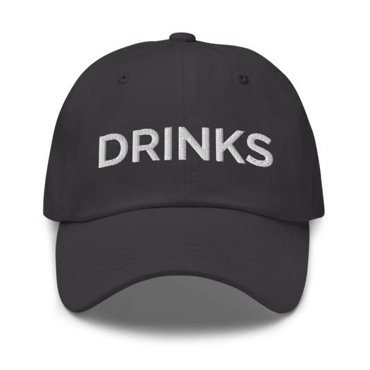 Drinks Hat - Dark Grey