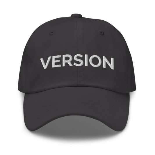 Version Hat - Dark Grey