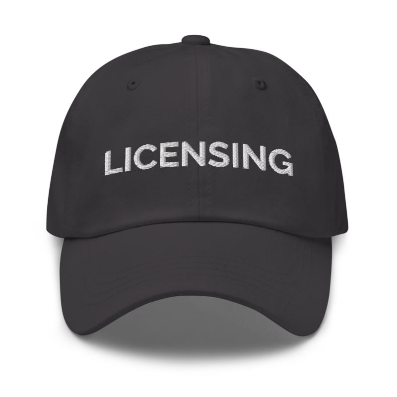 Licensing Hat - Dark Grey