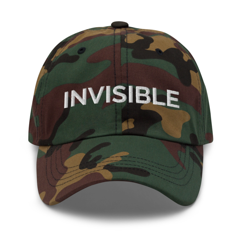 Invisible Hat - Green Camo