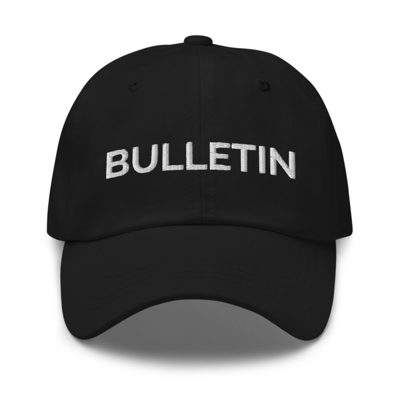 Bulletin Hat - Black