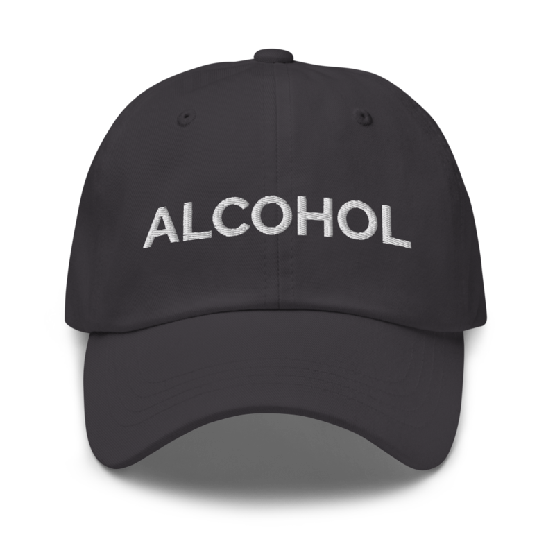 Alcohol Hat - Dark Grey