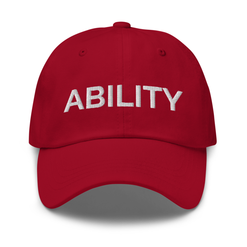 Ability Hat - Cranberry