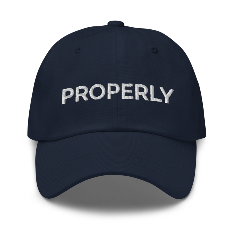 Properly Hat - Navy