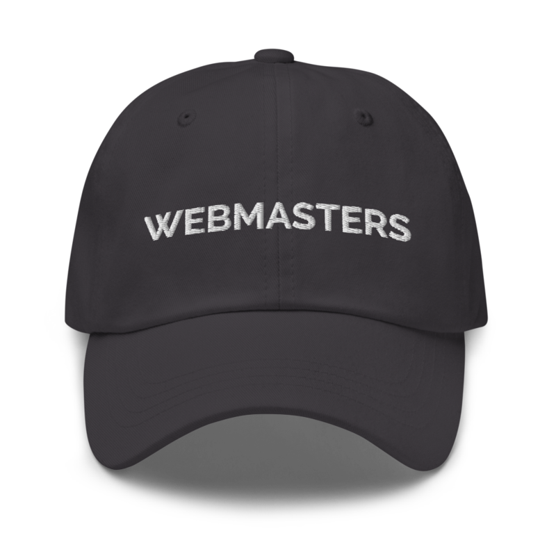Webmasters Hat - Dark Grey