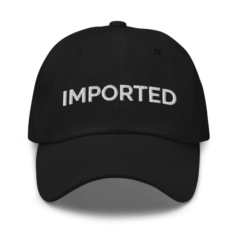 Imported Hat - Black