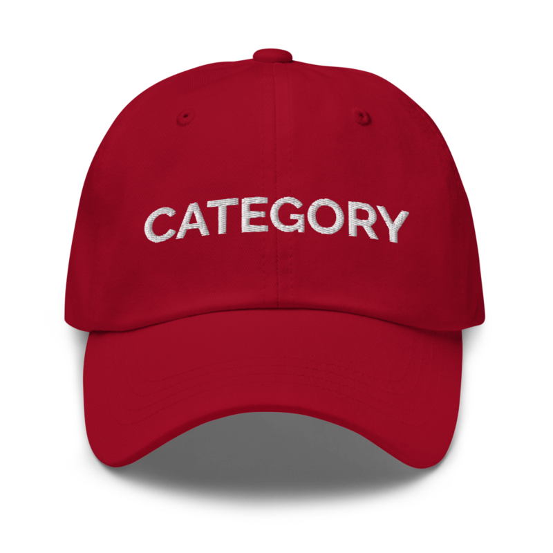 Category Hat - Cranberry