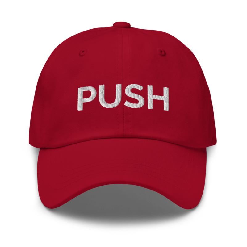 Push Hat - Cranberry