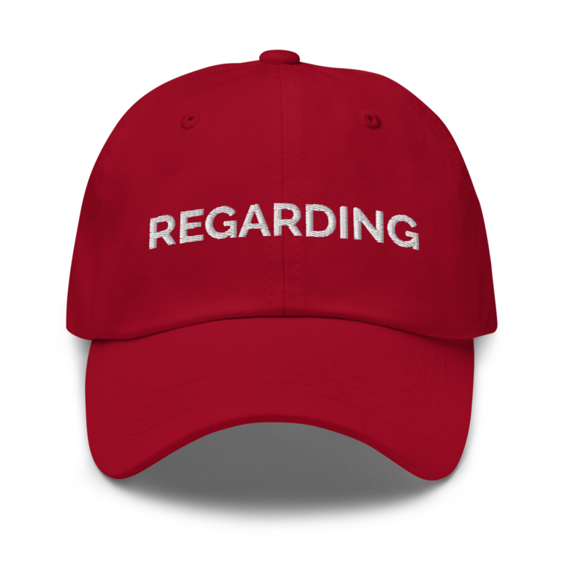 Regarding Hat - Cranberry