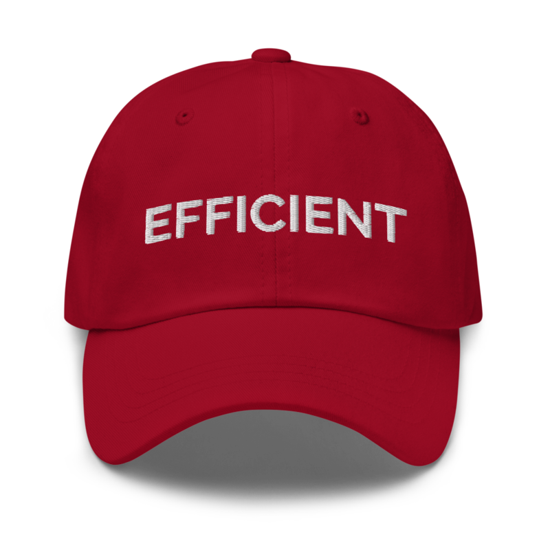 Efficient Hat - Cranberry