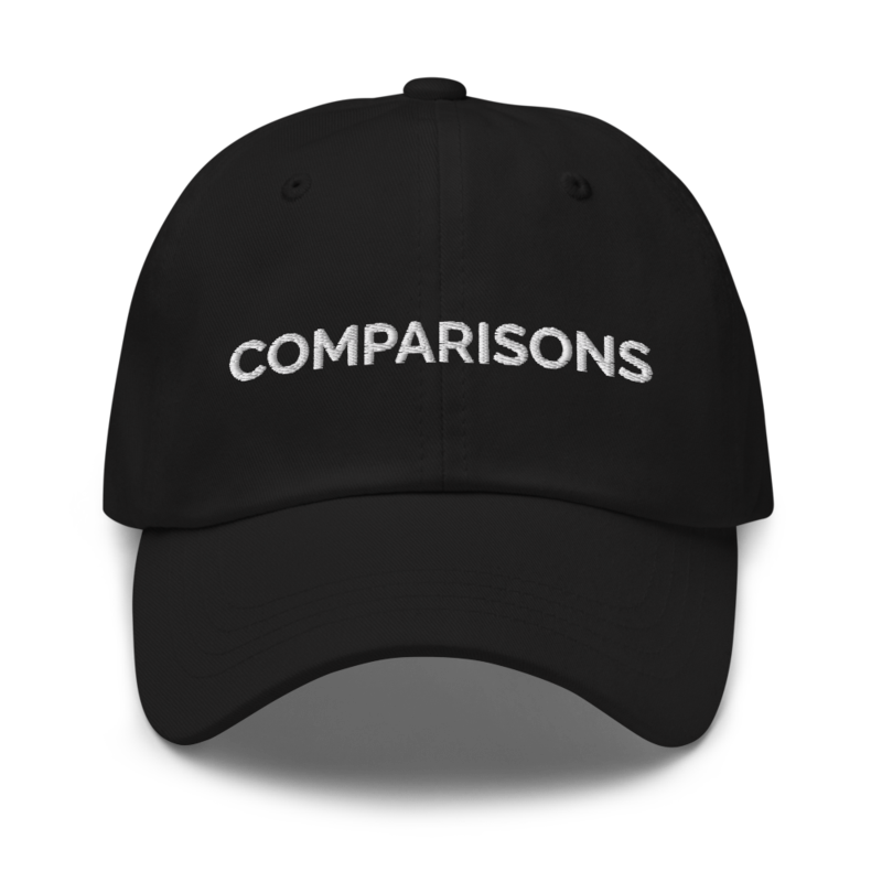 Comparisons Hat - Black