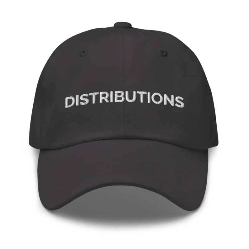 Distributions Hat - Dark Grey